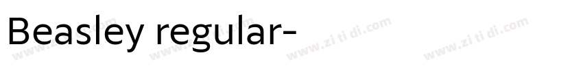 Beasley regular字体转换